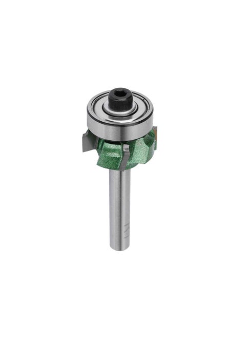 Woodworking Milling Cutter 4 Teeth Trimming Cutter Edge Trimmer Router Bit, Tungsten Steel - R1/R2/R3(Optional), Stable and Durable(1/4 * R1)