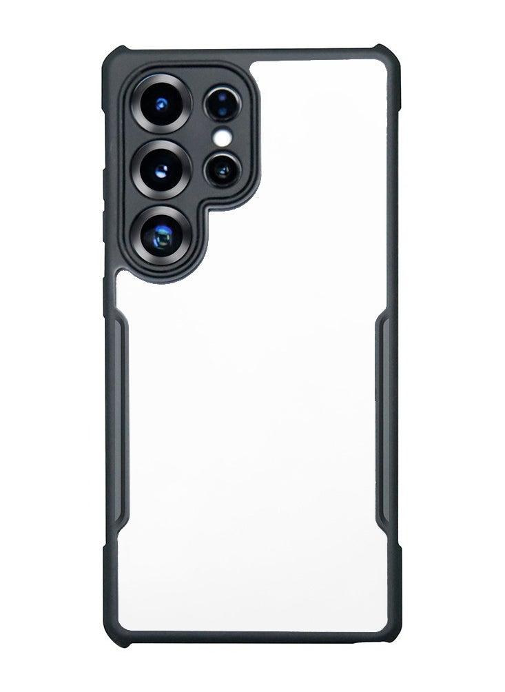 إكسوند غطاء XUNDD Hard Case Beatle PC متوافق مع سامسونج S25 ألترا، مقاوم للصدمات، مقاوم للخدوش، تصميم نحيف، مادة غير تصفر، فتحات دقيقة (أسود)  - Image 1