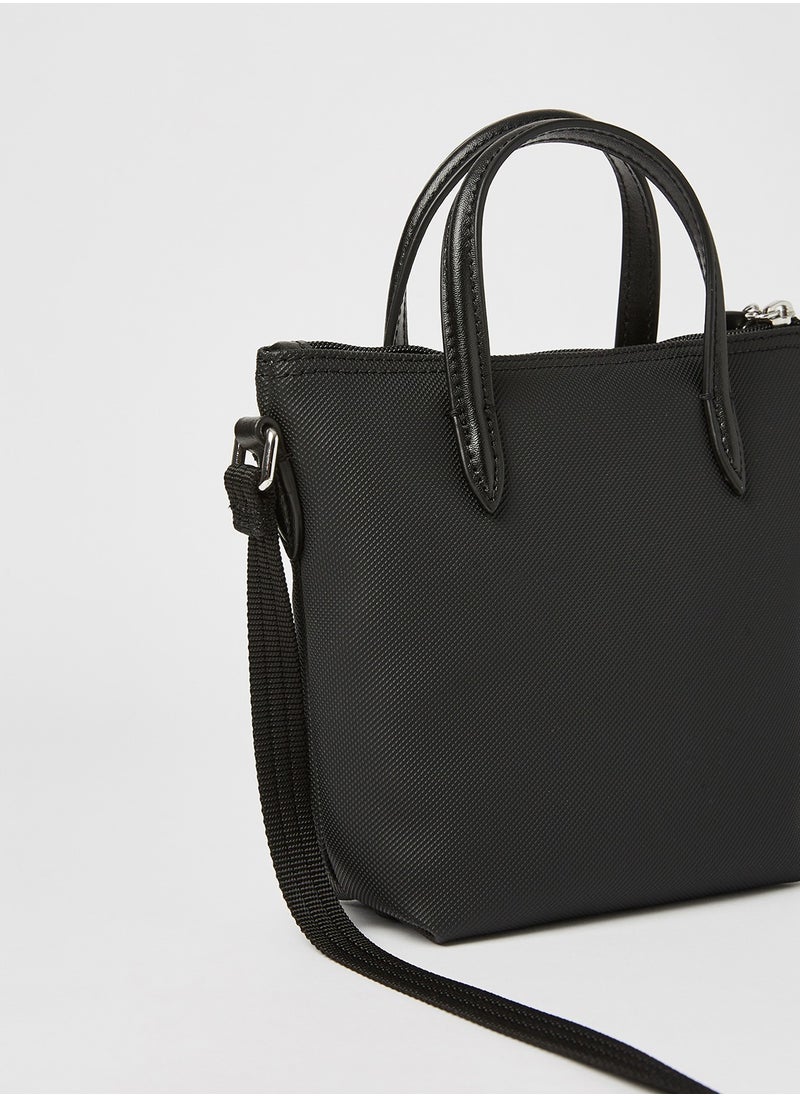 LACOSTE - L.12.12 Concept Top Zip Crossbody Bag - Image 1