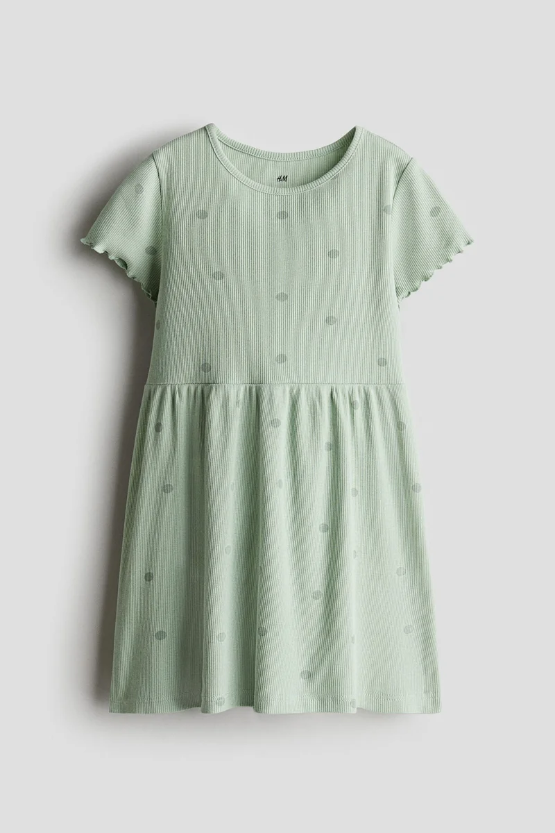 اتش اند ام Ribbed jersey dress