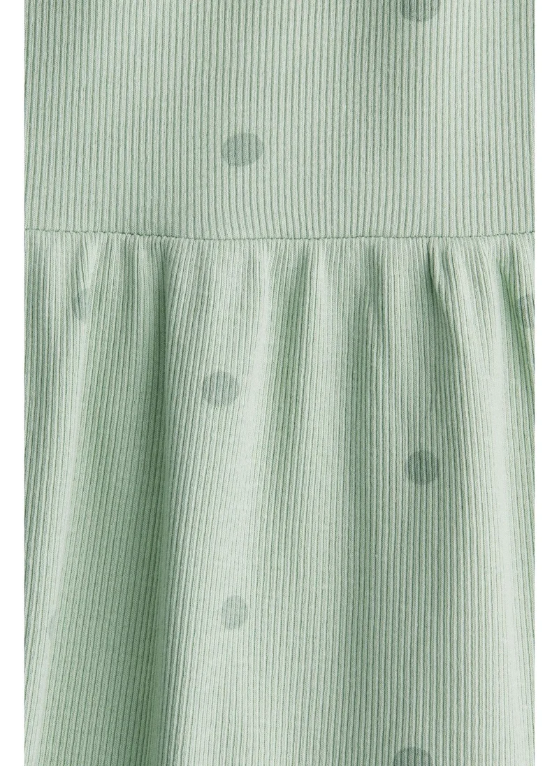 H&M Ribbed jersey dress