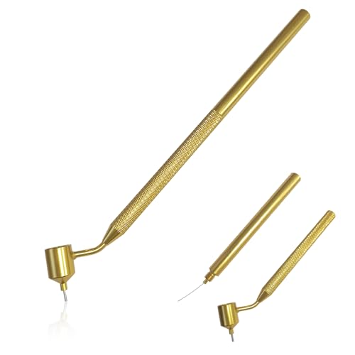 YAFIYGI Fine Line Paint Pen Applicator Fluid Writer Tool for Automotive Touch-Up Chip Repair Precision 0.5mm Tip for Scratch Car Touchup Durable Brass Construction - Image 1