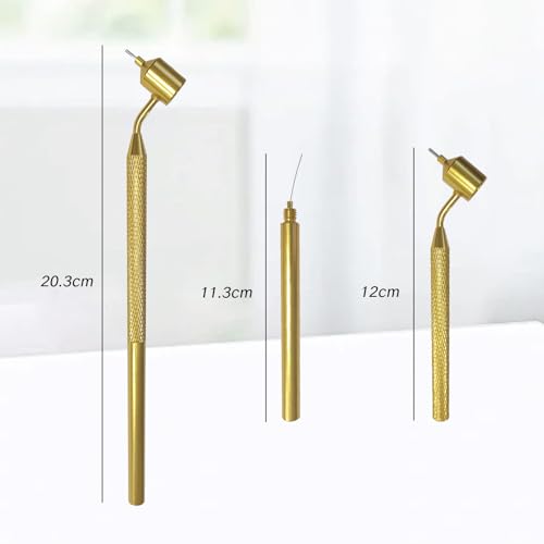 YAFIYGI Fine Line Paint Pen Applicator Fluid Writer Tool for Automotive Touch-Up Chip Repair Precision 0.5mm Tip for Scratch Car Touchup Durable Brass Construction - Image 2