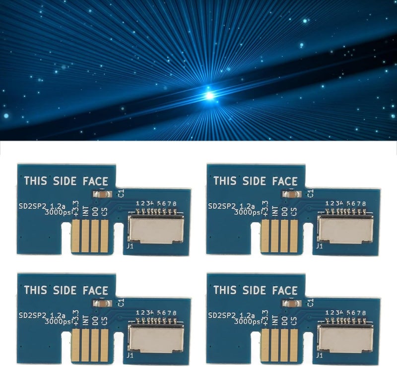 كلاراكو محول بطاقة تخزين GC Micro SDload - معزز ألعاب وحدة التحكم مع حزمة من 4 بطاقات ذاكرة SD2SP2 مثالية لقارئات الحامل - حسّن لعبتك على الأجهزة الآن (أزرق) - Image 5