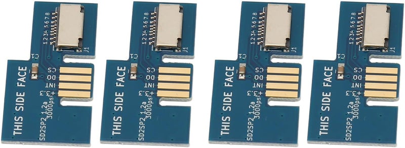 كلاراكو محول بطاقة تخزين GC Micro SDload - معزز ألعاب وحدة التحكم مع حزمة من 4 بطاقات ذاكرة SD2SP2 مثالية لقارئات الحامل - حسّن لعبتك على الأجهزة الآن (أزرق) - Image 4