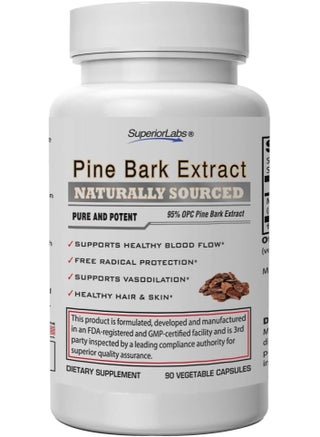 Pine Bark extract 90 Vegetable Capsules - pzsku/ZB97D356986DAA76064AFZ/45/1746232167/2a931830-4e43-4042-93b3-1d56714b0710