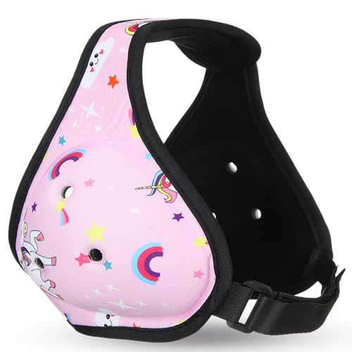 Tellegloww Wrestling Headgear for Kids Youth Soft Grappling Headgear Adjustable Wrestling Ear Guard for Adults(Pink,Unicorn Style) - Image 1