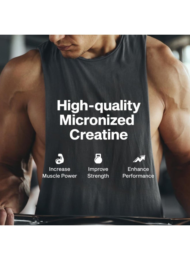 MuscleTech Platinum Micronized Creatine Monohydrate Powder, 5 g Per Serving, Unflavoured, 450 g - Image 4