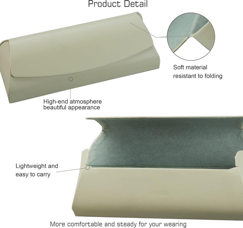 VisionGlobal Hard Shell Eyeglass Case for Eyeglasses and Sunglasses for Men/Women and Kids - Image 2