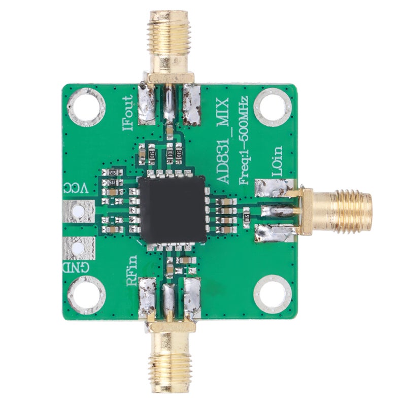 وحدة المختلط الراديوي (RF Mixer Module): تردد تشغيل 500 ميجاهرتز، نقاط التقاط الثالثة +24 دبي إم، نطاق ديناميكي واسع مع تشويه منخفض - تصميم مصدر طاقة واحد، لوحة المختلط AD831 لمستقبلات الراديو عالي التردد (HF) والترددات المتوسطة (VHF) والحواسيب القاعدية، - Image 3