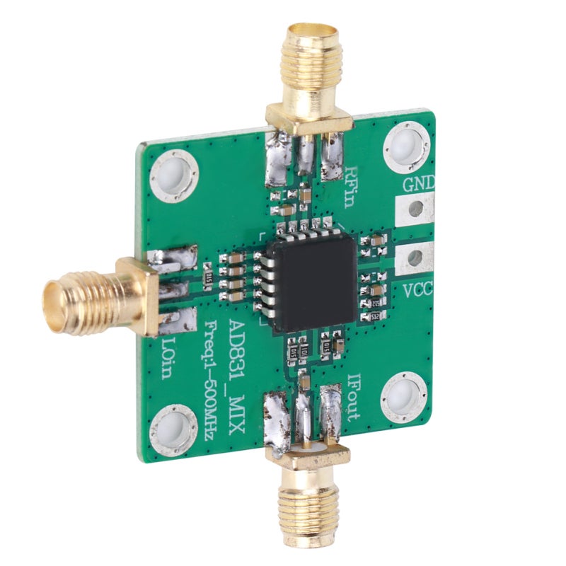 وحدة المختلط الراديوي (RF Mixer Module): تردد تشغيل 500 ميجاهرتز، نقاط التقاط الثالثة +24 دبي إم، نطاق ديناميكي واسع مع تشويه منخفض - تصميم مصدر طاقة واحد، لوحة المختلط AD831 لمستقبلات الراديو عالي التردد (HF) والترددات المتوسطة (VHF) والحواسيب القاعدية، - Image 2