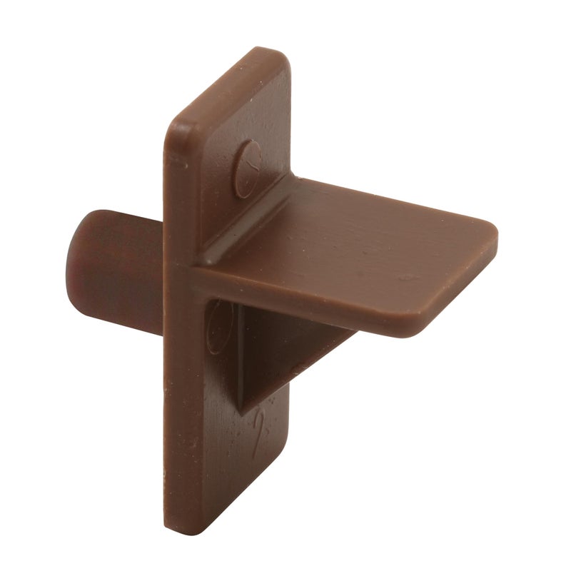 PrimeLine U 9255N 14 In Brown Plastic 12 In Shelf Support Peg 8 Count Pack of 1