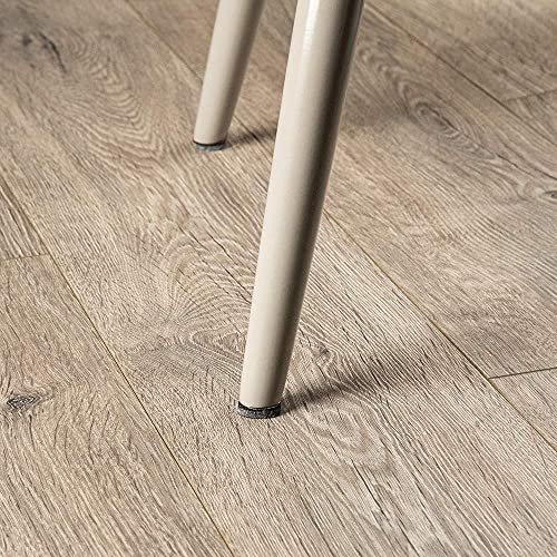 Now & Zen Self Adhesive Round Furniture Felt Pads for Hard Surfaces - Non-Scratch Heavy Duty Furniture Leg Guards (20 MM - Pack of 12, Dark Grey) - Image 4