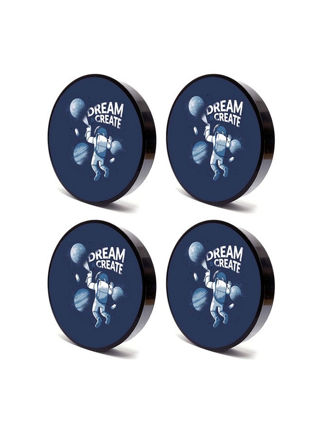 Tinywalk Space Coaster Wooden Printed Coaster (4X4) inch Set of 4 Pieces - Image 2