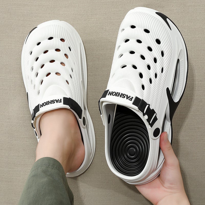 Thick Sole EVA Clog Sandals for Men Summer 2026 Non-slip Wear-resistant Driving Beach Shoes - Image 2