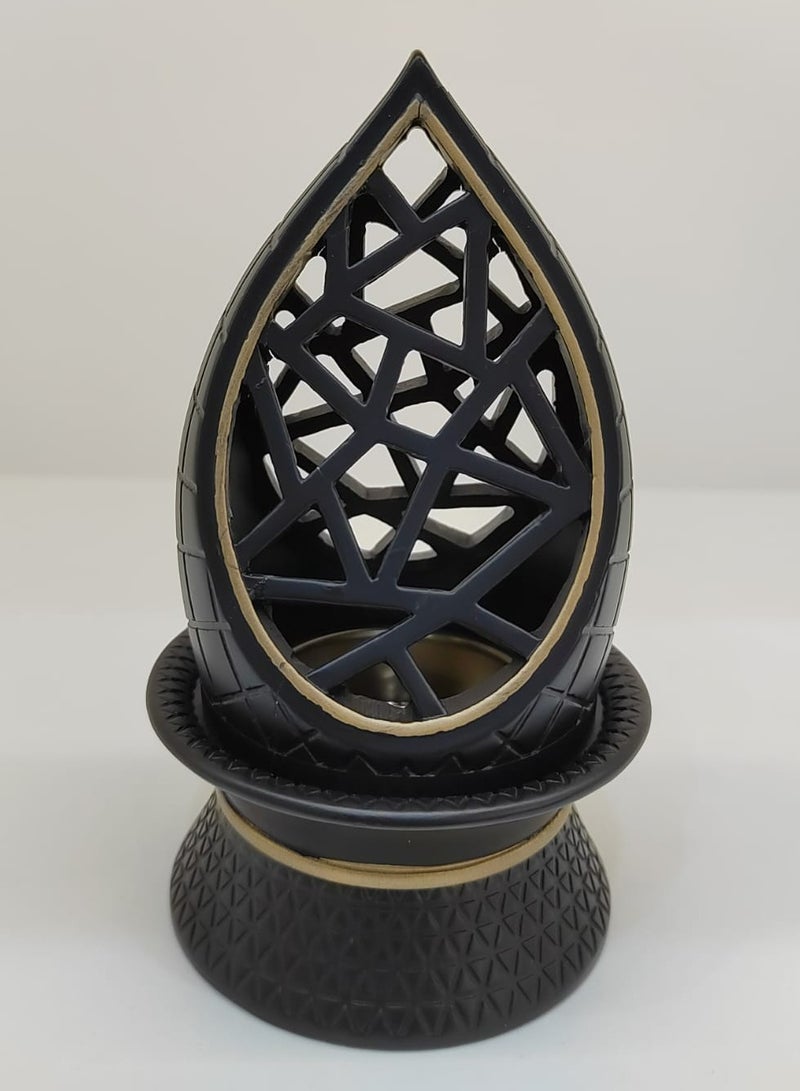 Radin Charcoal Incense Burner Bakhoor Burner Oud Frankincense Resin Incense Burner for Yoga Spa and Aromatherapy Office Home Decor - Image 1