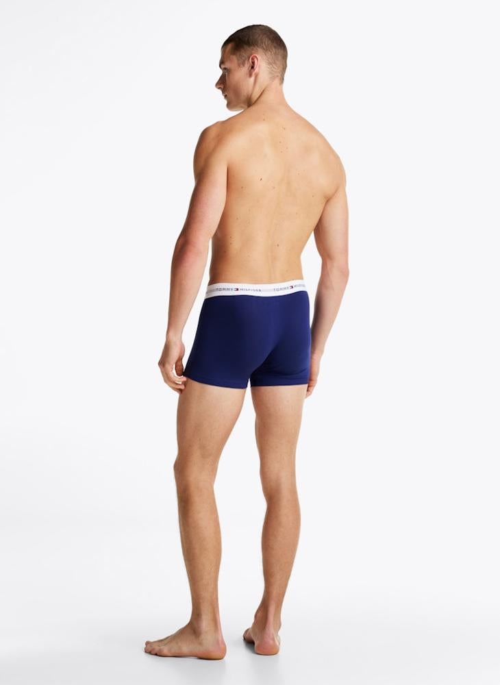 TOMMY HILFIGER 3 Pack Logo Band Trunks  - Image 3