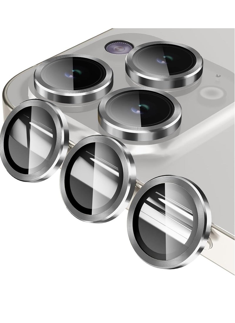 Raxoom Camera Lens Protector for iPhone 15 Pro Max/15 Pro, 9H Tempered Glass Cover with Drop Protection and Scratch Resistance, Automatic Alignment, Night Shooting Mode Included - Image 1