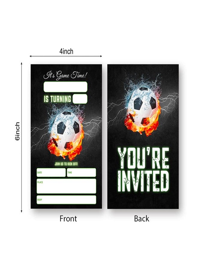 LoaHak Football Birthday Invitation, Soccer Birthday Invitation Digital, Football Birthday Party, Happy Birthday Party Invitations For Kids, Birthday Invitations. (043) - Image 4