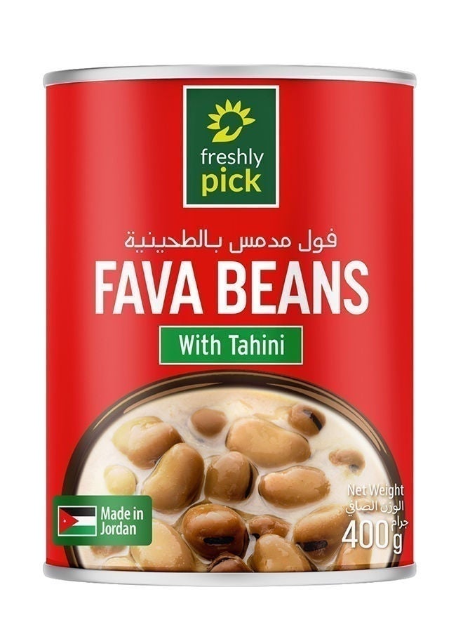 Fava Beans With Tahini, Jordan