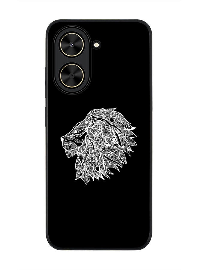 Stylizedd For Xiaomi Poco C71 / Redmi A5 4G Case,Slim fit Camera Protection, Shockproof Thin Phone cover  - Lion Abstract