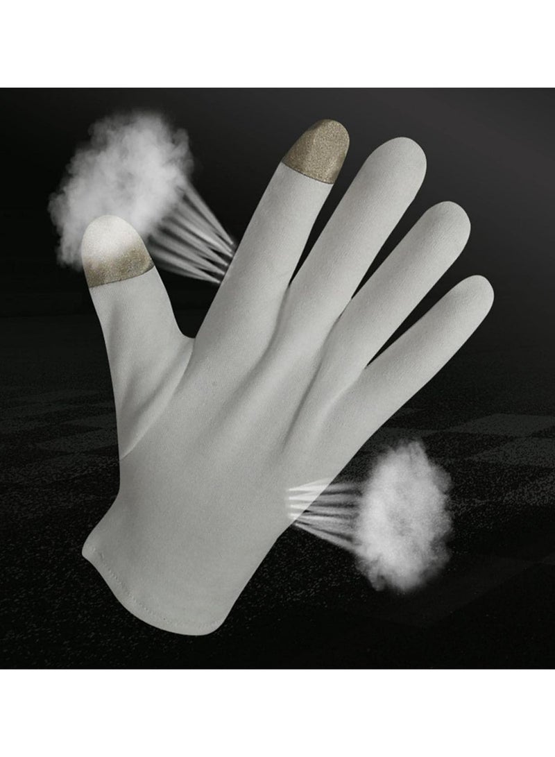 GGOOT White Cotton Gloves - Thin Cotton Gloves for Sleeping,Cotton Hand Gloves for Sleeping Beauty Dry Hands Inspection  - Image 5