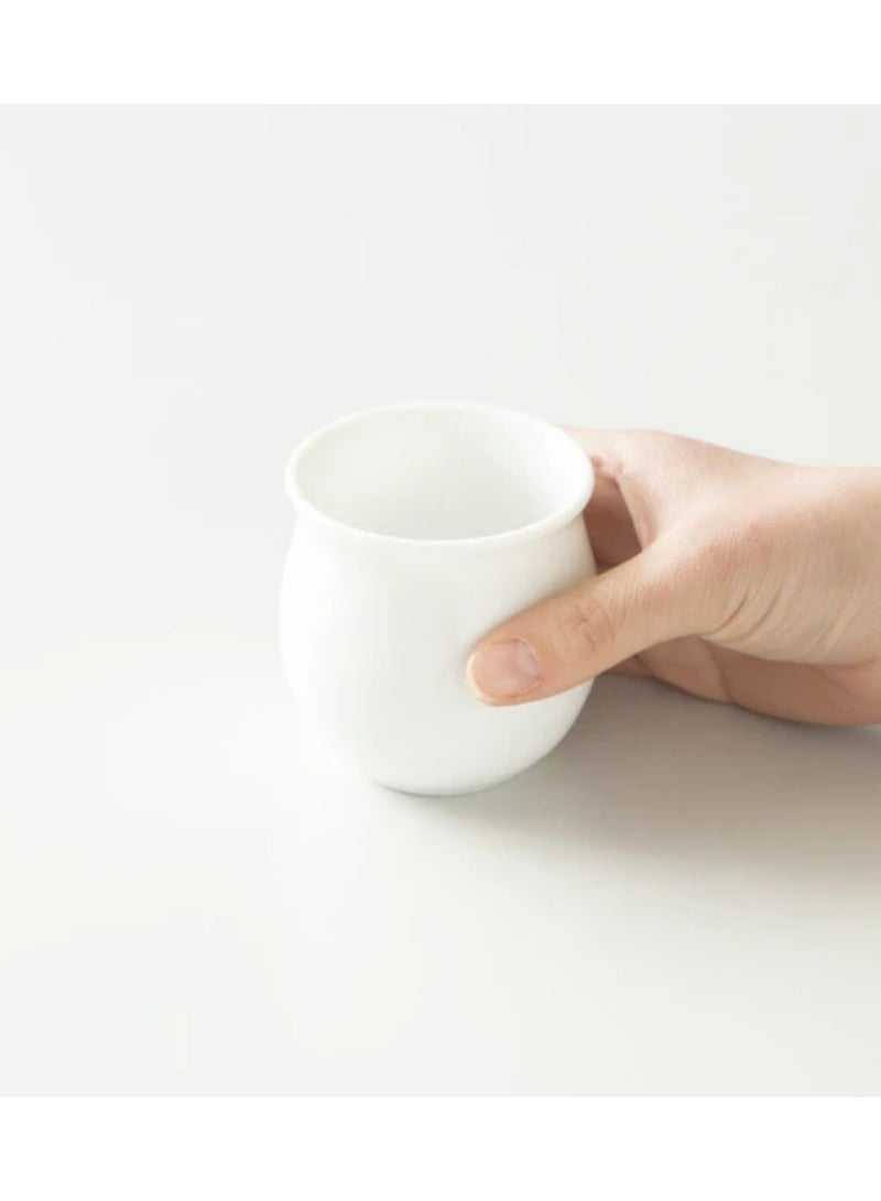 Origami Coffee Cups I Pinot Flavor Cup I Made of Porcelain I 200 ml I White Color - Image 1