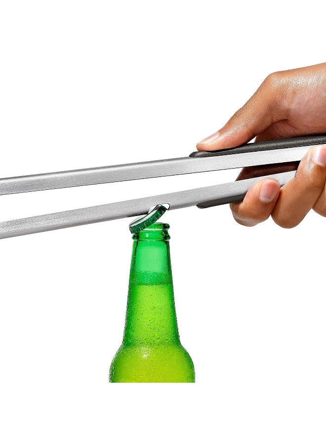 OXO Good Grips Grilling Tongs With Built In Bottle Opener - Image 3