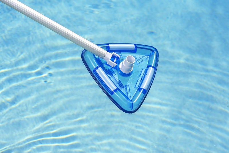 Poolmaster 27514 Clear View Transparent Weighted Triangle Vinyl Liner Swimming Pool Vacuum, Blue - Image 5