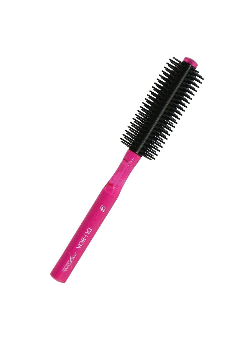 Terra Distribution Anti Static Hairbrush [ Made in Japan ] Hair Brush for Styling, Detangling, and Blow-Drying [ Anti Static Hair Products ] (Round Brush) 