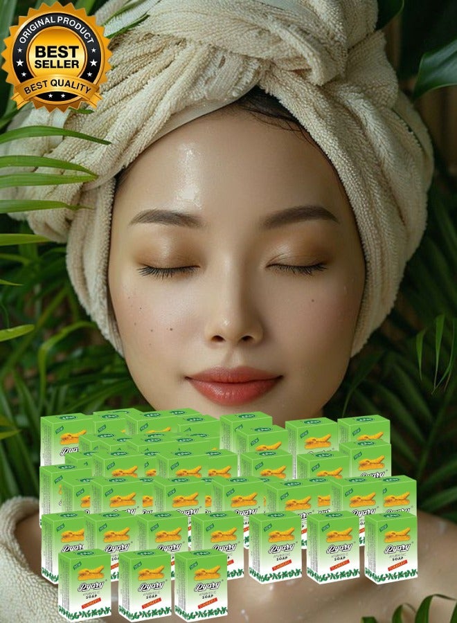Pyary 48 Pieces Ayurvedic Turmeric Soap 75gram - Image 1