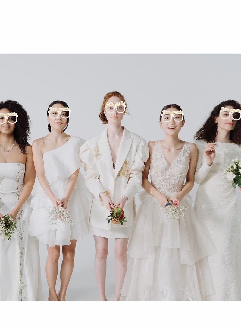 Excefore Hen Party Glasses 10 Pcs Bride to be Accessories Team Bachelorette Night Props for Eyes  - Image 2