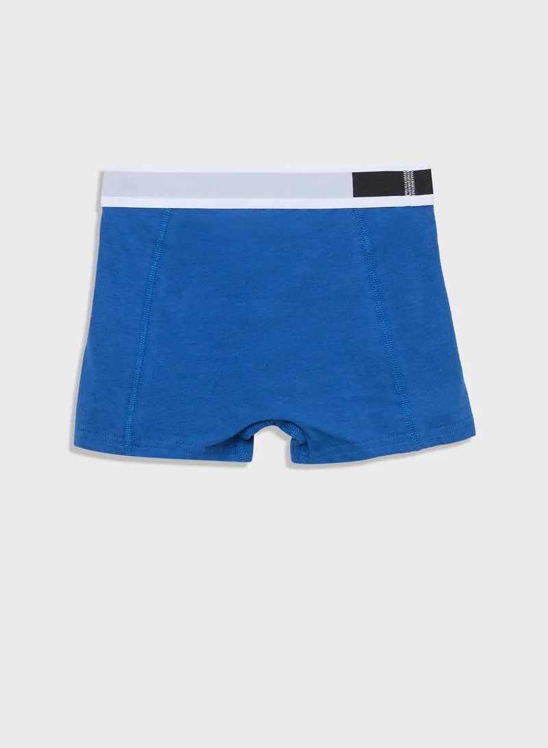جاك وجونز جونيور Youth 3 Pack Logo Waist  Boxers