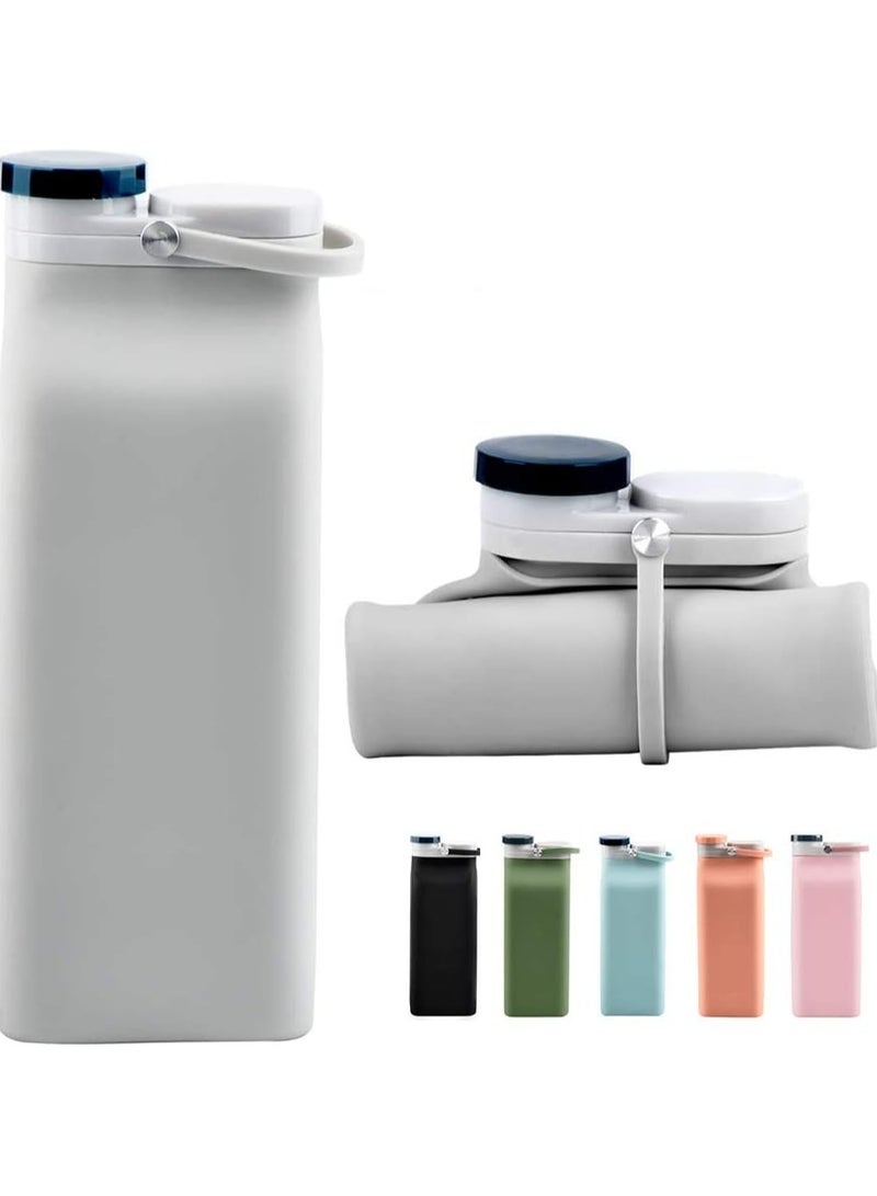 Oasisgalore Collapsible Water Bottle Foldable Water Bottle for Travel Sport  - Image 1