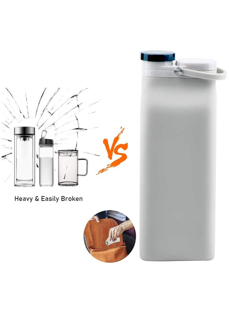 Oasisgalore Collapsible Water Bottle Foldable Water Bottle for Travel Sport  - Image 4