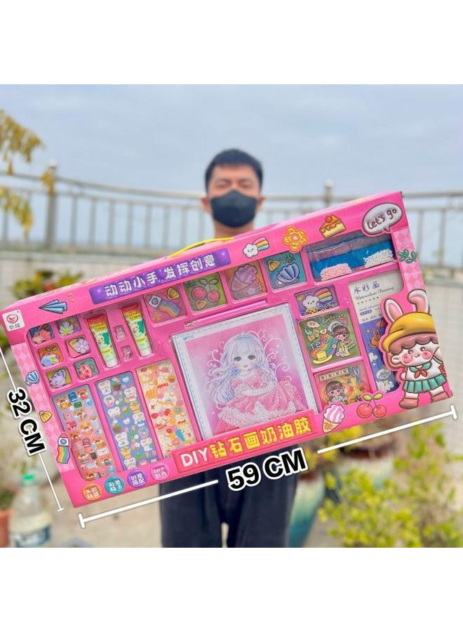 Bluejw Children's High-value Hand Book Cute Cartoon Quiet Book Creative Notebook Gift Suit Organization Wholesale - Image 4