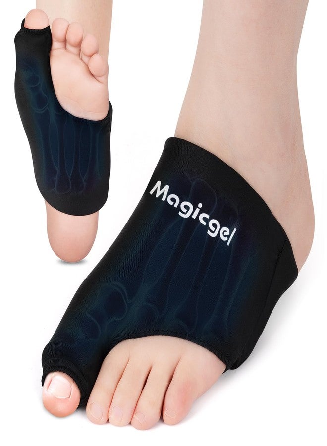Magic Gel Foot Ice Pack Wrap & Toe Wrap for Gout Relief, Bunion, Plantar Fasciitis, Turf Toe, Broken Toe, Swelling, Foot & Toe Pain Relief, Hot & Cold Gel Therapy, Reusable Compression Support - Image 1