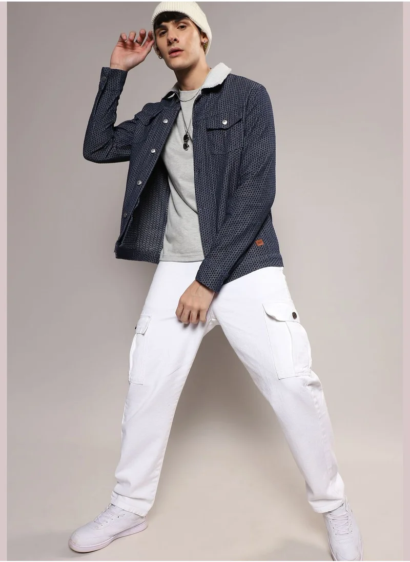 Campus Sutra Front Button Jacket