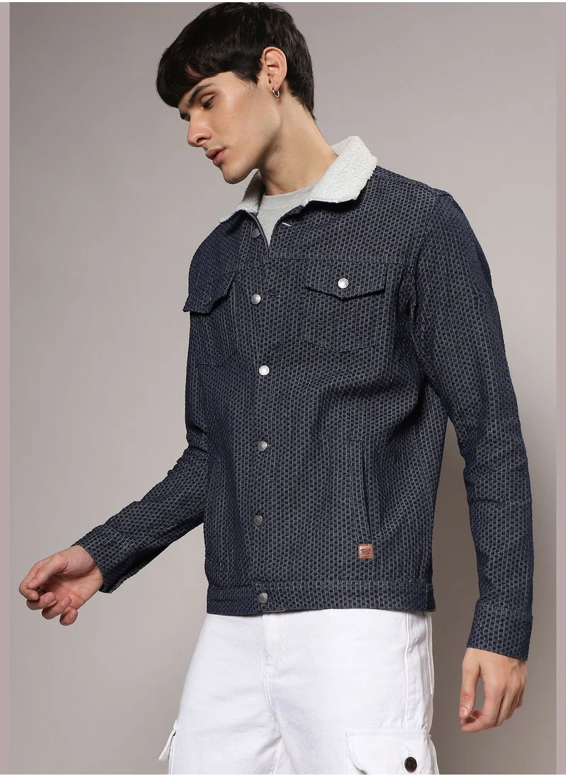 Campus Sutra Front Button Jacket
