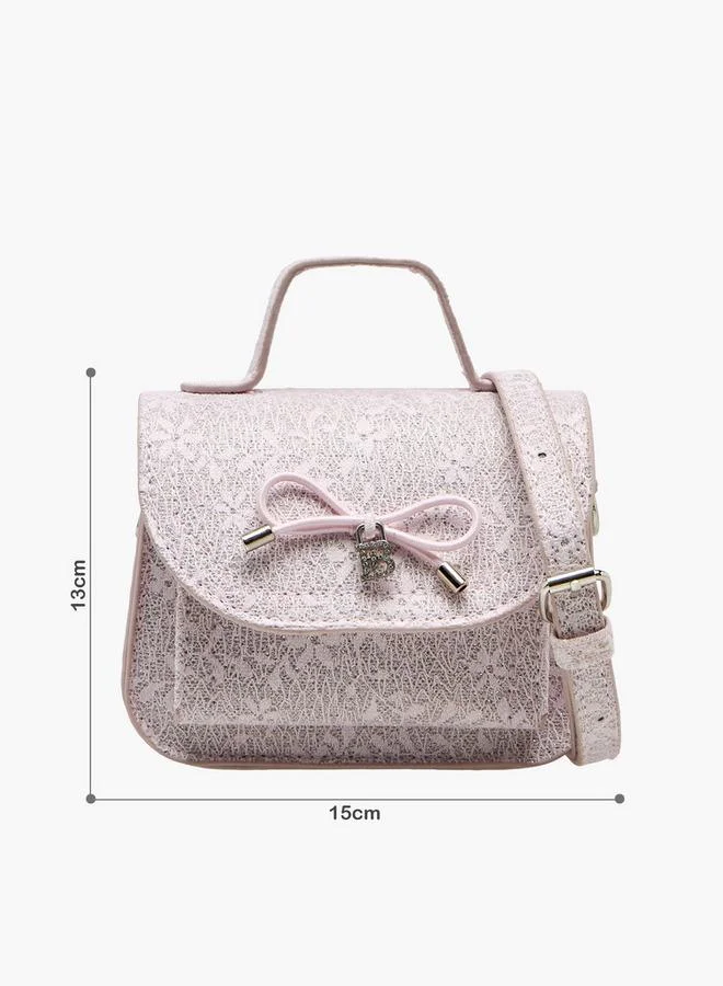 فلورا بيلا من شو إكسبرس حقيبة كروس بودي فيلورا بيلا بفيونكة وحزام قابل للفصل مجموعة رمضان