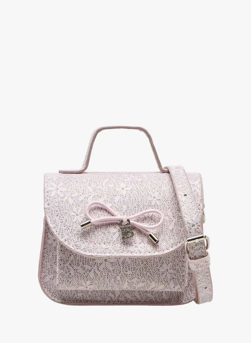 Flora Bella Bow Accent Crossbody Bag with Detachable Strap Ramadan Collection