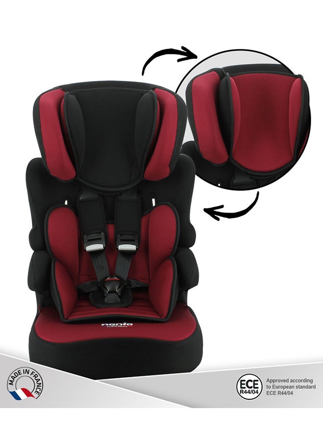 Nania - Beline Carseat For Group 1/2/3, 2 To 10 Years, 9 - 36 Kg,Bordeau - Image 1