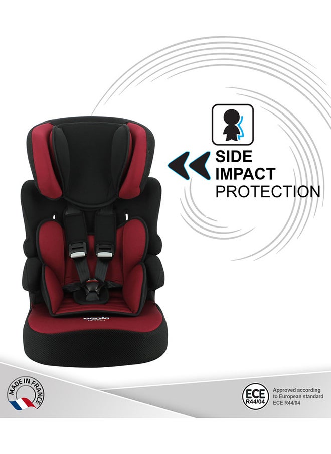 Nania - Beline Carseat For Group 1/2/3, 2 To 10 Years, 9 - 36 Kg,Bordeau - Image 1