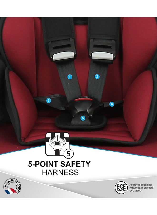 Nania - Beline Carseat For Group 1/2/3, 2 To 10 Years, 9 - 36 Kg,Bordeau - Image 1