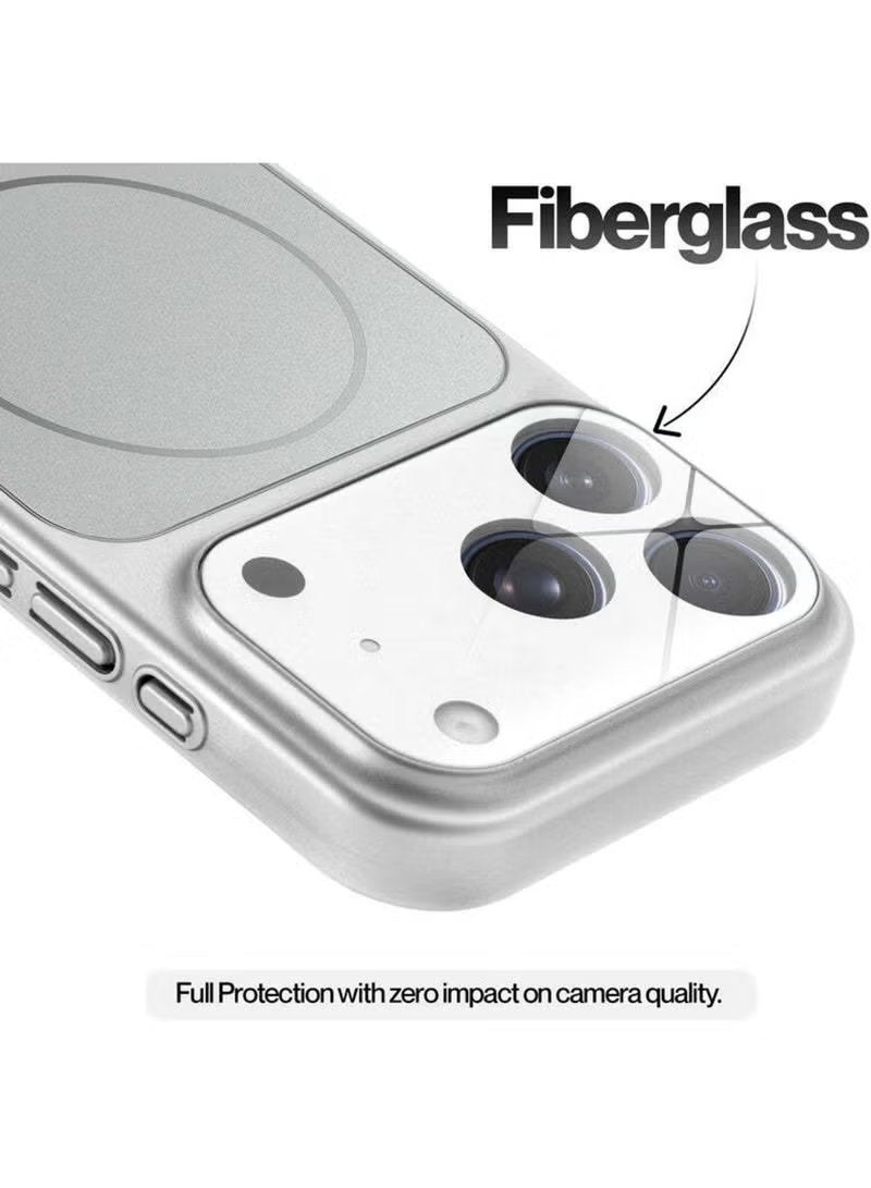 ELTRAZONE iPhone 17 Pro Case Compatible with MagSafe Matte Glass Slim Shockproof Protective Cover with Camera Lens Protector Anti-Scratch Hard Back Soft Frame Durable Full Protection Case for iPhone 17 Pro 6.3 Inch - Image 4