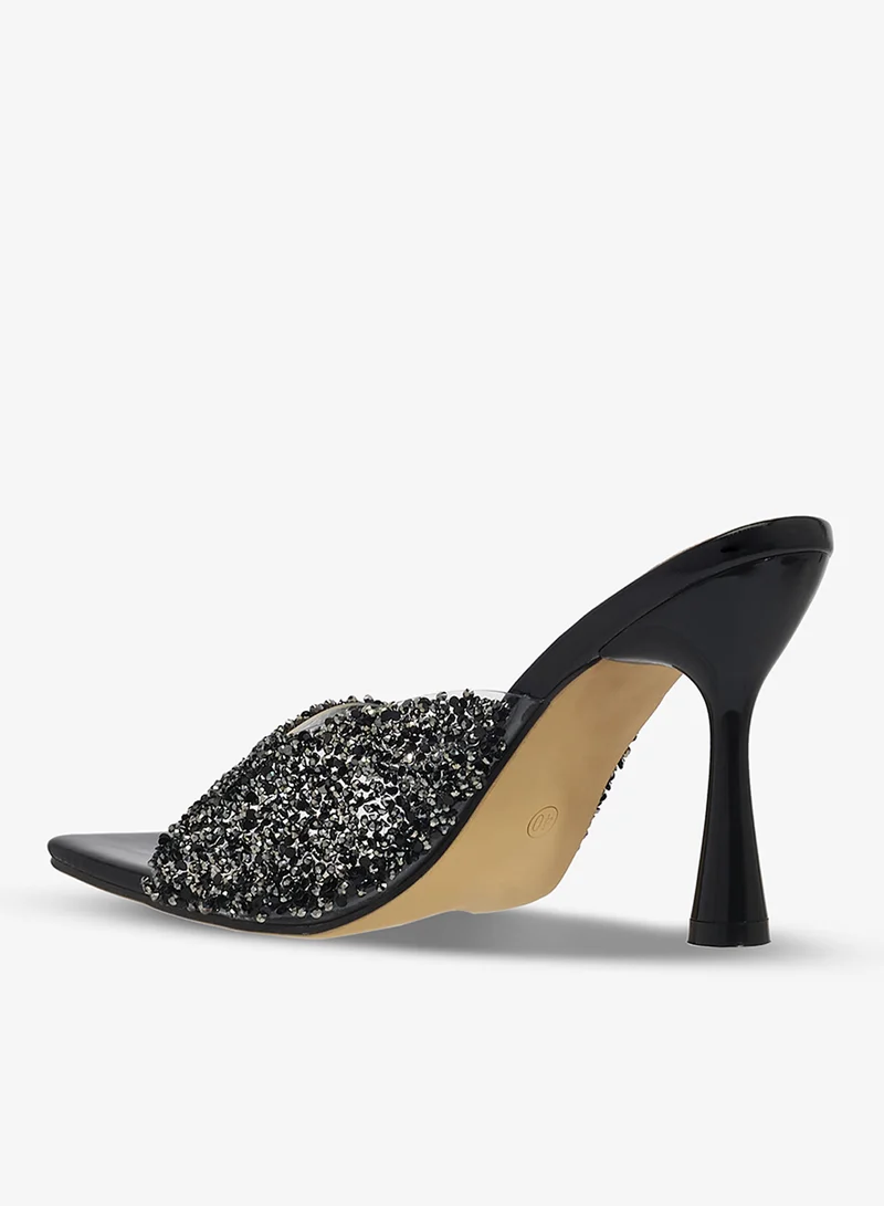 Ella Limited Edition Black heeled_sandals for Women | Best Price UAE