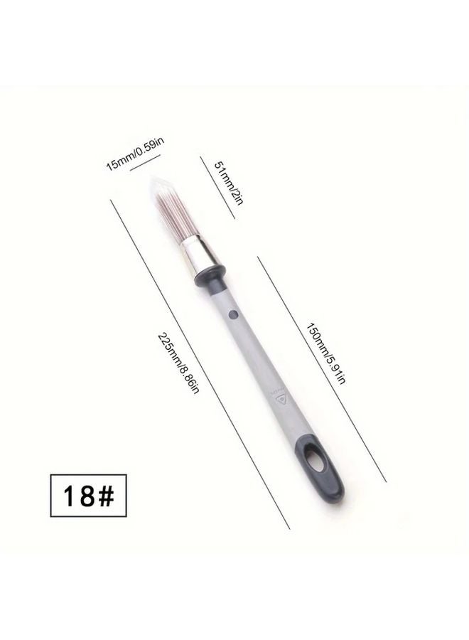 30 Size Round Head Paint Brush For Gaps Corners And Long Handle Brush For Paint Coating - Image 5