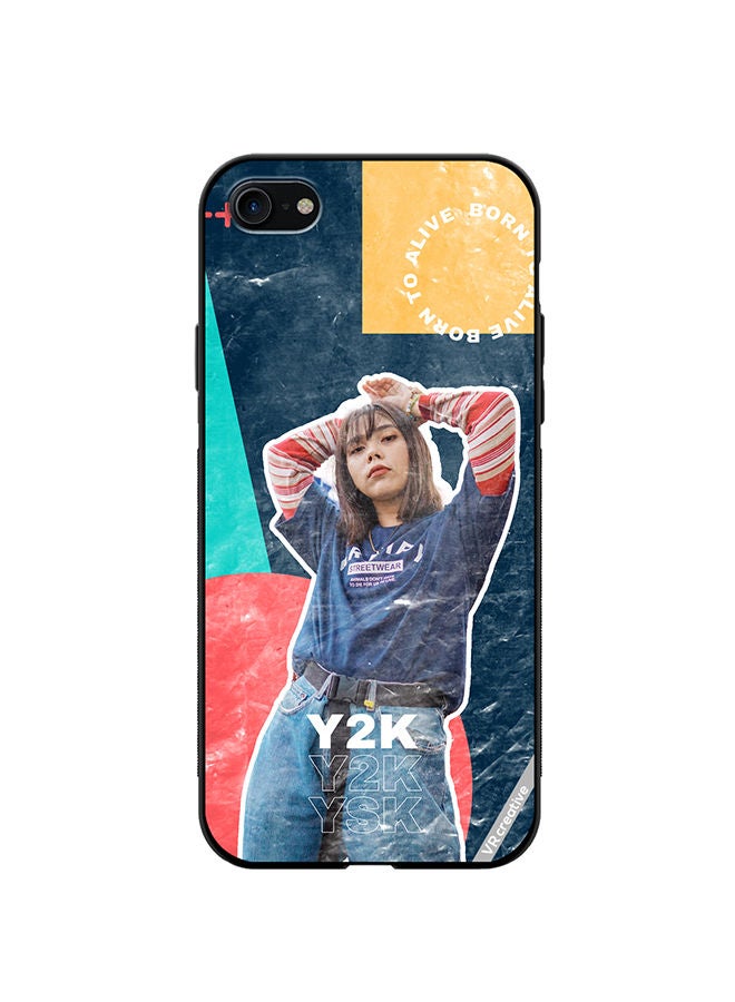 VR CREATIVE Protective Case Cover For Apple iPhone SE (2022) Y2K Design Design Multicolour - Image 1