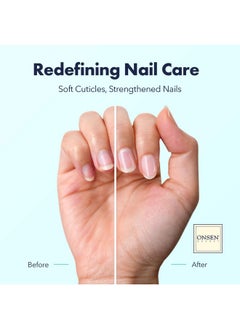 Onsen Secret Organic Cuticle Oil For Nails - Usa Made - Japanese Treatment For Damaged Nails - Natural Nail Oil Cuticle Repair - Visible Results For Perfect Nails - Nail Strengthener And Growth Reboot Oil 30Ml  - Image 3