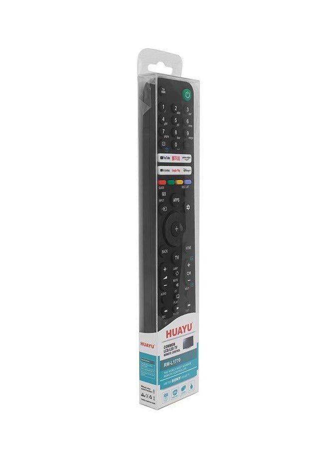 هوايو HUAYU - RM-L1770 أزرار التحكم عن بعد للتلفزيون العالمي يوتيوب نيتفليكس ديزني + - Image 2